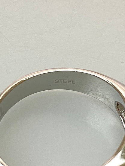 【中古品】【メンズ】 DIESEL ディーゼル D LOGO RING リング 指輪 アクセサリー 193-260729-AS-42-min カラー：シルバー 万代Net店