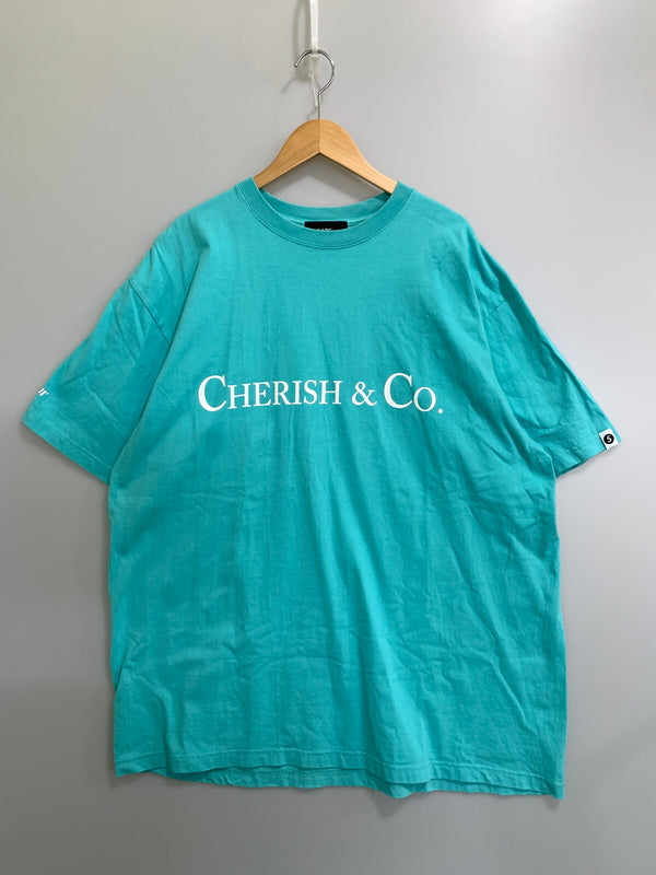 【中古品】【メンズ】 SAPEUR サプール CHERISH ＆ CO. SS TEE チェリッシュ アンド コー ショートスリーブ ティー 半袖 Tシャツ 142-260728-hu-29-min サイズ：XXL カラー：ターコイズブルー系 万代Net店
