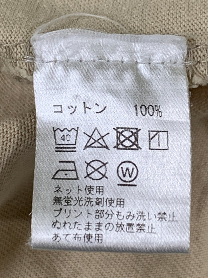 【中古品】【メンズ】 SAPEUR サプール STENCIL LOGO SS TEE ステンシル ロゴ ショートスリーブ ティー 半袖 Tシャツ 142-260728-hu-28-min サイズ：表記なし カラー：ベージュ 万代Net店