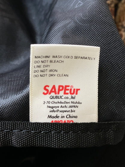 【中古品】 SAPEUR サプール タイガーカモ 2WAY ボストンバッグ カバン 188-260728-hu-36-min カラー：ブラウン系（カモ）/ブラック 万代Net店