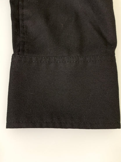【中古品】【メンズ】 GROUND Y グラウンド ワイ TR VIYELLA ASYMMETERY SHIRT ティーアール ヴィエラ アシメトリー シャツ GM-B02-209 長袖 ロングスリーブ 140-260728-hu-09-min サイズ：3 カラー：ブラック 万代Net店
