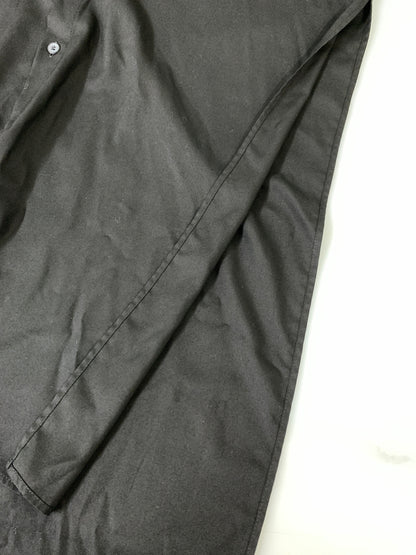 【中古品】【メンズ】 GROUND Y グラウンド ワイ TR VIYELLA ASYMMETERY SHIRT ティーアール ヴィエラ アシメトリー シャツ GM-B02-209 長袖 ロングスリーブ 140-260728-hu-09-min サイズ：3 カラー：ブラック 万代Net店