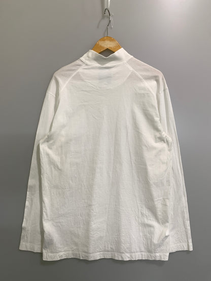 【中古品】【メンズ】 Y-3 ワイスリー MOCK NECK LS TEE モックネック ロングスリーブ ティー GK4496 ハイネック 長袖 Tシャツ 140-260728-hu-20-min サイズ：M カラー：ホワイト 万代Net店