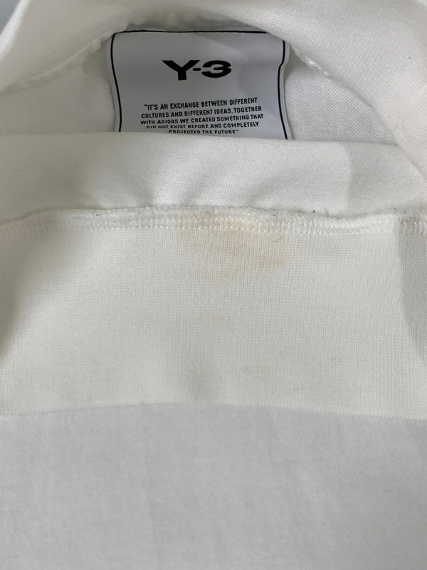 【中古品】【メンズ】 Y-3 ワイスリー MOCK NECK LS TEE モックネック ロングスリーブ ティー GK4496 ハイネック 長袖 Tシャツ 140-260728-hu-20-min サイズ：M カラー：ホワイト 万代Net店