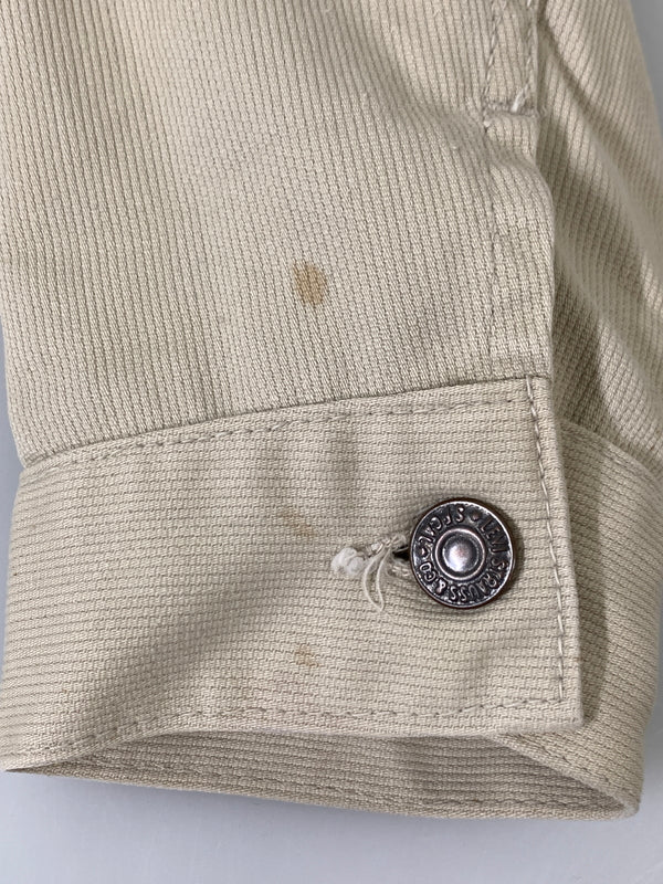 【中古品】【メンズ】 LEVI'S リーバイス 60S ビッグE ピケジャケット 60年代 70519-1122 アウター 146-260728-hu-08-min サイズ：40 カラー：アイボリー系 万代Net店