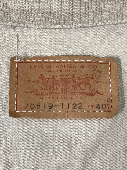 【中古品】【メンズ】 LEVI'S リーバイス 60S ビッグE ピケジャケット 60年代 70519-1122 アウター 146-260728-hu-08-min サイズ：40 カラー：アイボリー系 万代Net店