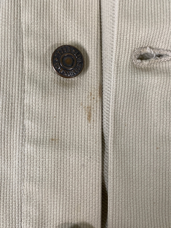 【中古品】【メンズ】 LEVI'S リーバイス 60S ビッグE ピケジャケット 60年代 70519-1122 アウター 146-260728-hu-08-min サイズ：40 カラー：アイボリー系 万代Net店