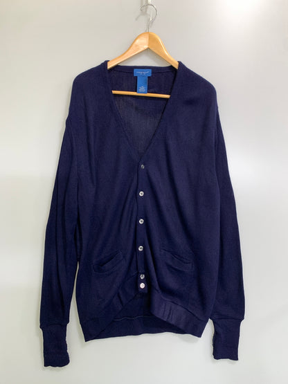 【中古品】【メンズ】 TOWN CRAFT タウンクラフト USA製 LS ACRYLIC CARDIGAN ロングスリーブ アクリル カーディガン ニット 146-260728-hu-17-min サイズ：L カラー：ネイビー系 万代Net店