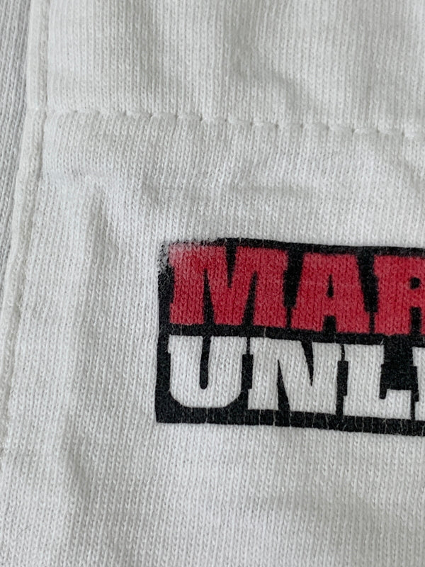 【中古品】【メンズ】 MARLBORO マルボロ 90S UNLIMITED TRAIN SS TEE 90年代 アンリミテッド トレイン ショートスリーブ ティー 半袖 Tシャツ ヴィンテージ 146-260728-hu-25-min サイズ：XL カラー：ホワイト 万代Net店
