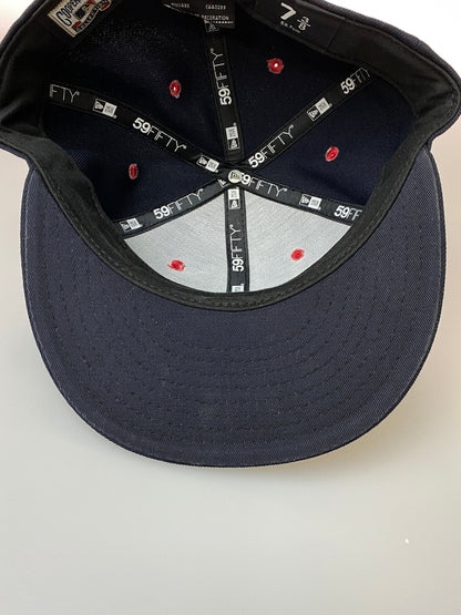 【中古品】【メンズ】 NEW ERA ニューエラ 59FIFTY NEWYORK GIANTS COOPERSTOWN キャップ 帽子 185-260729-AS-70-min サイズ：7 3/8 58.7cm カラー：ネイビー 万代Net店