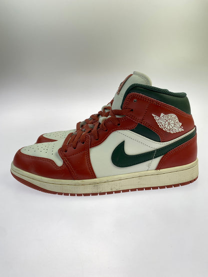 【中古品】【メンズ】 NIKE ナイキ DQ8426-105 AIR JORDAN 1 MID 靴 シューズ シューズ 160-260729-AS-85-min サイズ：27cm カラー：ホワイト/ブラウン/グリーン 万代Net店