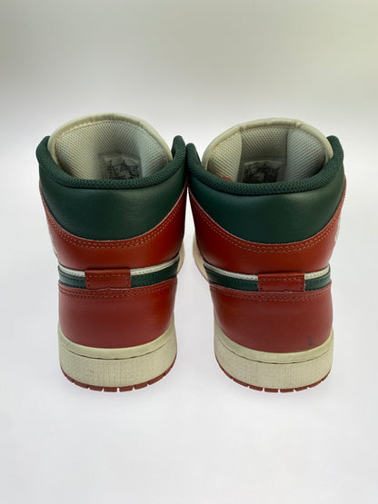 【中古品】【メンズ】 NIKE ナイキ DQ8426-105 AIR JORDAN 1 MID 靴 シューズ シューズ 160-260729-AS-85-min サイズ：27cm カラー：ホワイト/ブラウン/グリーン 万代Net店