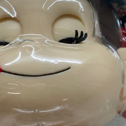 【現状渡し品】 ペコちゃんぱちくり人形 「ペコちゃん」 ペコちゃんミュージアムシリーズ 60周年記念商品 人形 不二家 038-260727-em-01-min 万代Net店