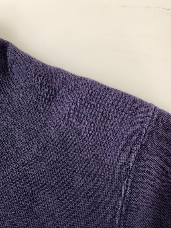【中古品】【メンズ】 POLO RALPH LAUREN ポロ ラルフローレン 90S LS SWEAT CARDIGAN 90年代 ロングスリーブ スウェット カーディガン 146-260728-hu-18-min サイズ：L カラー：ネイビー(色あせ) 万代Net店