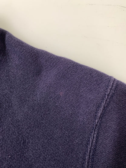 【中古品】【メンズ】 POLO RALPH LAUREN ポロ ラルフローレン 90S LS SWEAT CARDIGAN 90年代 ロングスリーブ スウェット カーディガン 146-260728-hu-18-min サイズ：L カラー：ネイビー(色あせ) 万代Net店