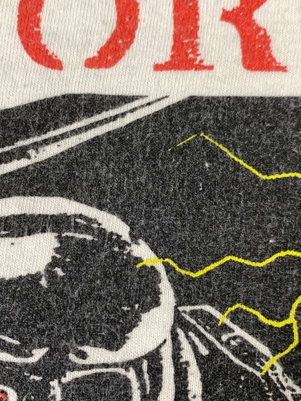 【現状渡し品】【メンズ】 CITY MORGUE シティ モルグ DEAD ON ARRIVAL SS TOUR TEE デッド オン アライバル ショートスリーブ ツアー ティー 半袖 Tシャツ 146-260728-hu-24-min サイズ：XL カラー：ホワイト 万代Net店