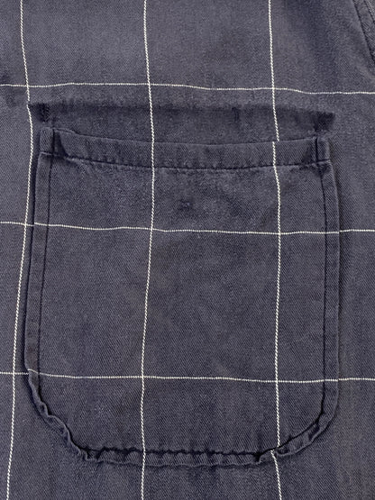 【中古品】【メンズ】 POLO RALPH LAUREN ポロ ラルフローレン 90S LS RAYON SHIRT 90年代 長袖 レーヨンシャツ トップス 146-260727-jt-03-min サイズ：M カラー：ネイビー 万代Net店