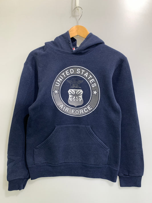 【中古品】【メンズ】 SOFFE ソフィー US AIR FORSE LS HOODED US エアフォース ロングスリーブ フーデッド パーカー 長袖 フーディ 146-260728-hu-32-min サイズ：S カラー：ネイビー 万代Net店