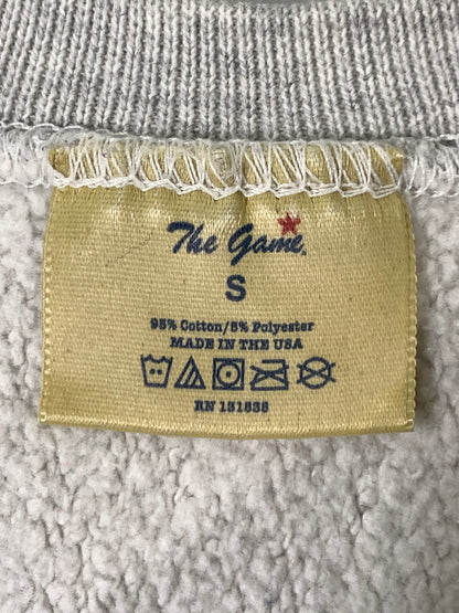 【中古品】【メンズ】 THE GAME ザ ゲーム 90S LS SWEAT SHIRT 90年代 ロングスリーブ スウェット シャツ 長袖 トレーナー 146-260728-hu-19-min サイズ：S カラー：ライトグレー 万代Net店