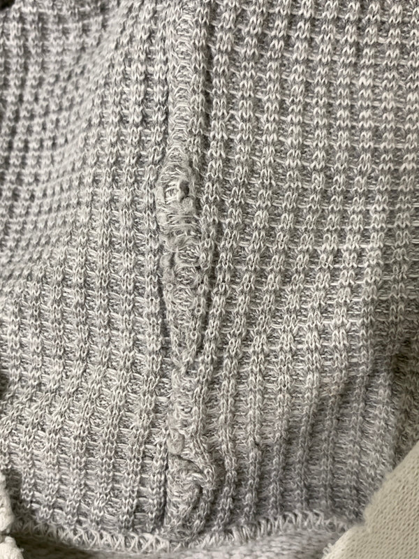 【現状渡し品】【メンズ】 VINTAGE ヴィンテージ 2TONE LS HOODED ツートーン ロングスリーブ フーデッド パーカー フーディ 146-260728-hu-12-min サイズ：タグなしのため不明 カラー：ライトグレー系 万代Net店