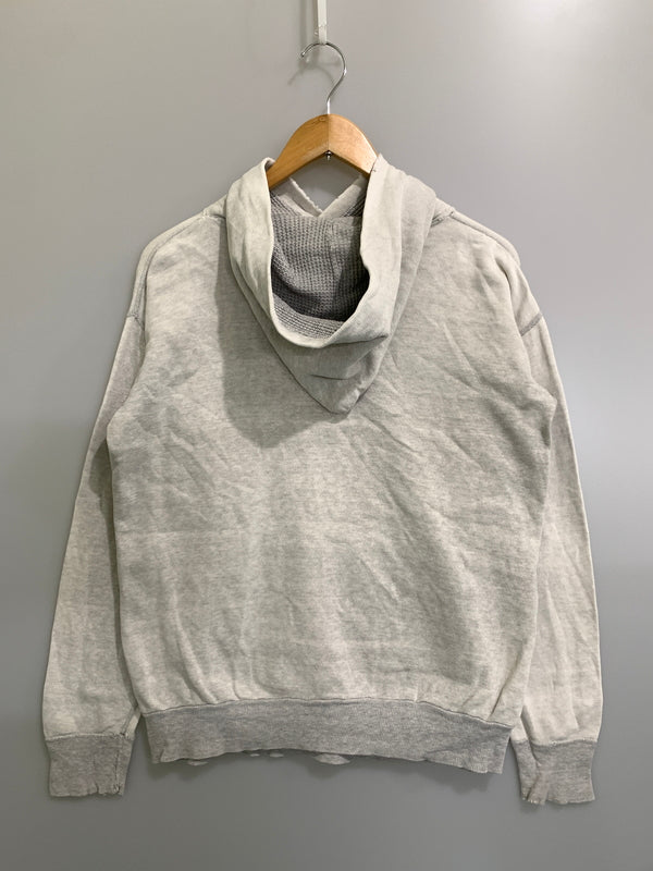 【現状渡し品】【メンズ】 VINTAGE ヴィンテージ 2TONE LS HOODED ツートーン ロングスリーブ フーデッド パーカー フーディ 146-260728-hu-12-min サイズ：タグなしのため不明 カラー：ライトグレー系 万代Net店