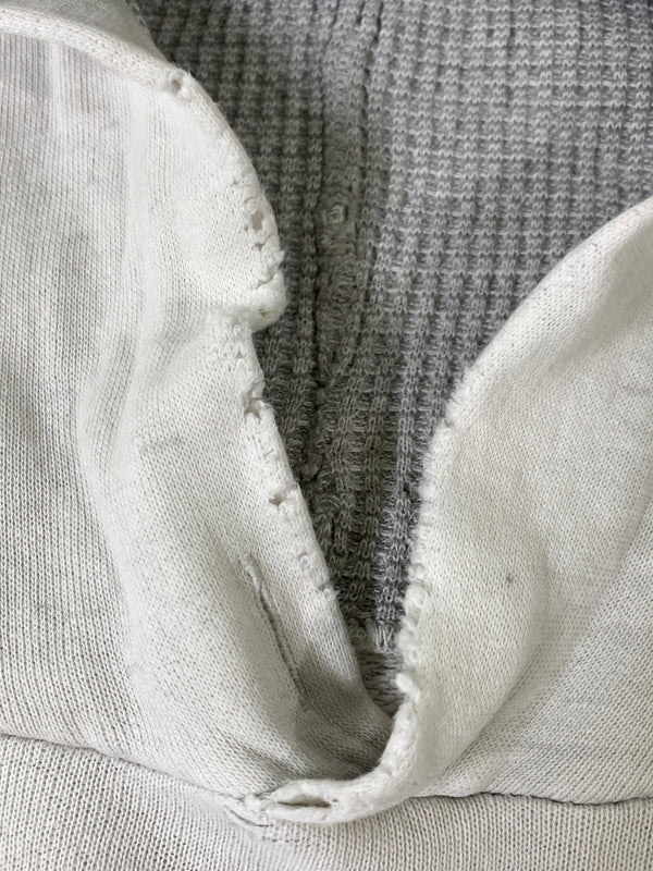 【現状渡し品】【メンズ】 VINTAGE ヴィンテージ 2TONE LS HOODED ツートーン ロングスリーブ フーデッド パーカー フーディ 146-260728-hu-12-min サイズ：タグなしのため不明 カラー：ライトグレー系 万代Net店