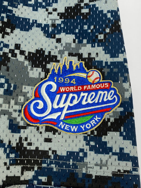 【中古品】【メンズ】 SUPREME SUPREME 25年 S LOGO BASEBALL HENLEY Sロゴ べースボール ヘンリー Tシャツ トップス 149-260727-jt-07-min サイズ：M カラー：ネイビー系デジカモ 万代Net店