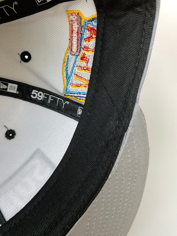 【中古品】【メンズ】 SUPREME シュプリーム ×NEW ERA ニューエラ 23SS GRADIENT BOX LOGO CAP キャップ 帽子 185-260729-AS-67-min サイズ：7 3/4 61.5cm カラー：グレー 万代Net店