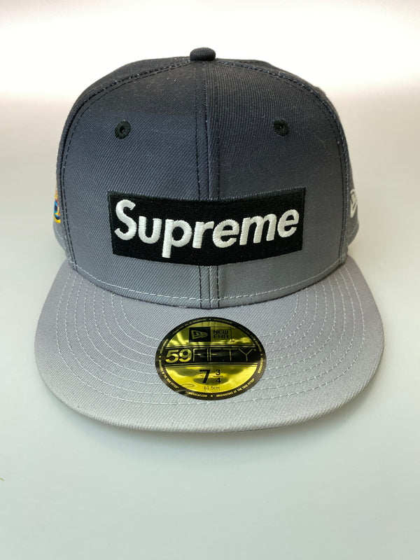 【中古品】【メンズ】 SUPREME シュプリーム ×NEW ERA ニューエラ 23SS GRADIENT BOX LOGO CAP キャップ 帽子 185-260729-AS-67-min サイズ：7 3/4 61.5cm カラー：グレー 万代Net店