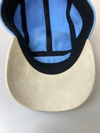【中古品】【メンズ】 SUPREME シュプリーム 23SS SUEDE VISOR CAMP CAP キャップ 帽子 185-260729-AS-69-min カラー：ライトブルー 万代Net店