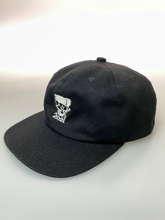 【中古品】【メンズ】 CHALLENGER チャレンジャー × NEIGHBORHOOD ネイバーフッド 21AW SKULL CAP キャップ 帽子 185-260729-AS-71-min カラー：ブラック 万代Net店
