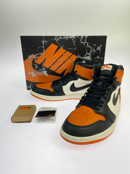 【中古品】【メンズ】 NIKE ナイキ DZ5485-008 AIR JORDAN 1 RETRO HIGH OG 靴 シューズ スニーカー 160-260729-AS-78-min サイズ：28.5cm カラー：BLACK/BLACK-SAIL-STARFISH 万代Net店