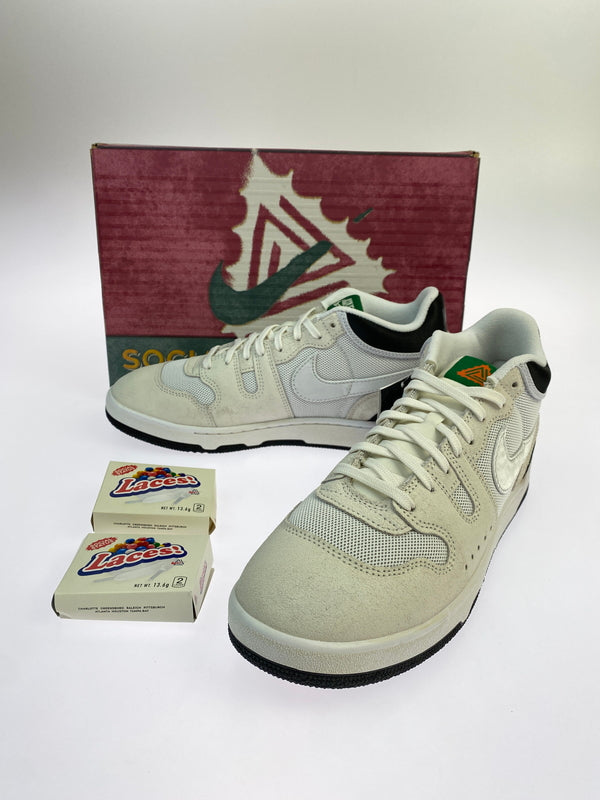 【中古美品】【メンズ】 NIKE ナイキ × SOCIAL STATUS ソーシャルステータス DZ4636-100 ATTACK 靴 シューズ スニーカー 160-260729-AS-79-min サイズ：28.5cm カラー：SUMMIT WHITE/WHITE-PINK GREEN 万代Net店