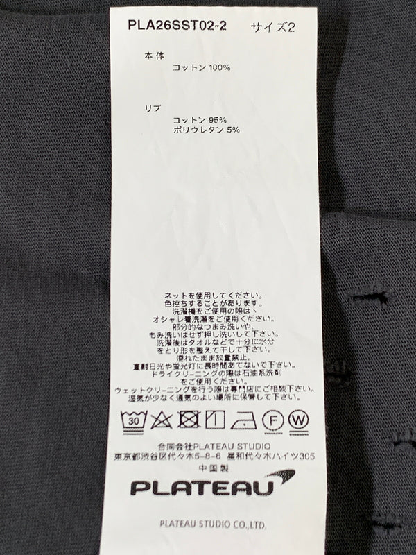 【中古品】【メンズ】 PLATEAU STUDIO プラトースタジオ VINTAGE TEE 半袖Tシャツ ショートスリーブ 140-260729-AS-17-min サイズ：サイズ2/L カラー：グレー 万代Net店