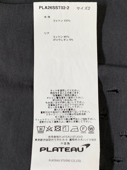 【中古品】【メンズ】 PLATEAU STUDIO プラトースタジオ VINTAGE TEE 半袖Tシャツ ショートスリーブ 140-260729-AS-17-min サイズ：サイズ2/L カラー：グレー 万代Net店