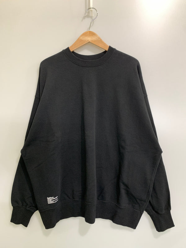 【中古品】【メンズ】 FRESH SERVICE フレッシュサービス ×ACTUAL SOURCE アクチュアルソース FSW-23-SW-228AS CREW NECK SWEAT スウェット トレーナー 140-260729-AS-18-min サイズ：L カラー：ブラック 万代Net店