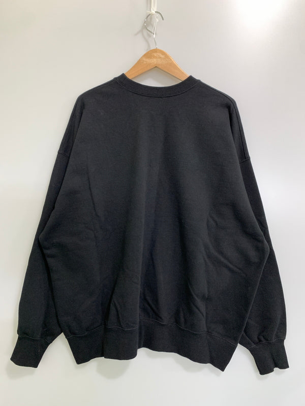 【中古品】【メンズ】 FRESH SERVICE フレッシュサービス ×ACTUAL SOURCE アクチュアルソース FSW-23-SW-228AS CREW NECK SWEAT スウェット トレーナー 140-260729-AS-18-min サイズ：L カラー：ブラック 万代Net店