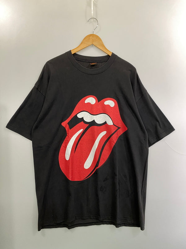 【現状渡し品】【メンズ】 THE ROLLING STONES ローリングストーンズ 90's VOODOO LOUNGE WORLD TOUR 94-95 TEE 90年代 ショートスリーブTシャツ 半袖Tシャツ トップス 146-260731-yn-03-min サイズ：XXL カラー：ブラック 万代Net店
