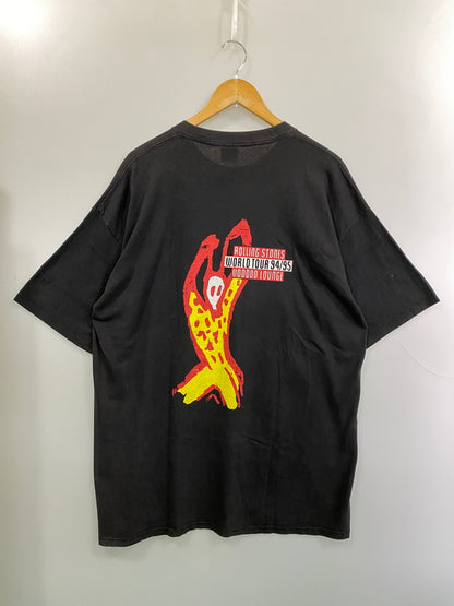 【現状渡し品】【メンズ】 THE ROLLING STONES ローリングストーンズ 90's VOODOO LOUNGE WORLD TOUR 94-95 TEE 90年代 ショートスリーブTシャツ 半袖Tシャツ トップス 146-260731-yn-03-min サイズ：XXL カラー：ブラック 万代Net店
