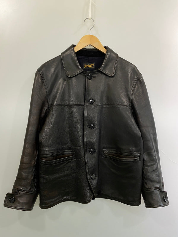 【中古品】【メンズ】 TENDERLOIN テンダーロイン GENUINE HORSEHIDE CAR COAT カーコート アウター 142-260731-yn-11-min サイズ：M カラー：ダークブラウン 万代Net店