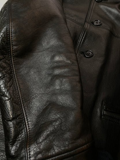 【中古品】【メンズ】 TENDERLOIN テンダーロイン GENUINE HORSEHIDE CAR COAT カーコート アウター 142-260731-yn-11-min サイズ：M カラー：ダークブラウン 万代Net店