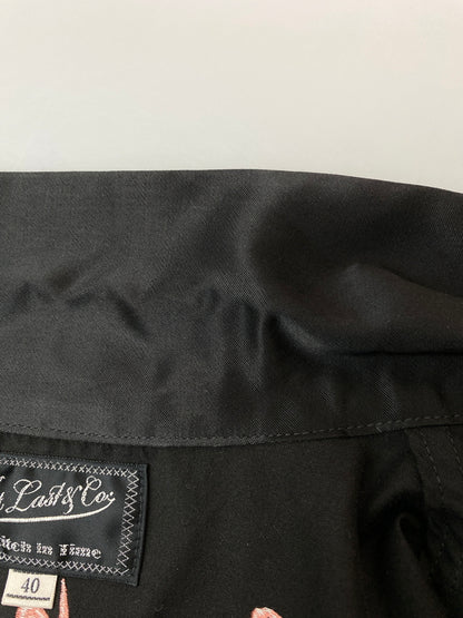 【中古品】【メンズ】 AT LAST & CO. アットラスト SOUVENIR SHIRT JACKET 15周年 スーベニアシャツジャケット ライトアウター 145-260731-yn-04-min サイズ：40 カラー：ブラック 万代Net店