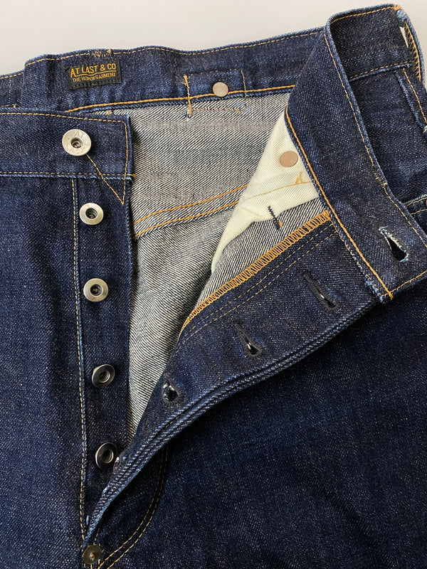 【中古品】【メンズ】 AT LAST & CO. アットラスト DENIM PANTS LOT 162 デニムパンツ ボトムス 156-260731-yn-09-min サイズ：W32 カラー：インディゴ 万代Net店