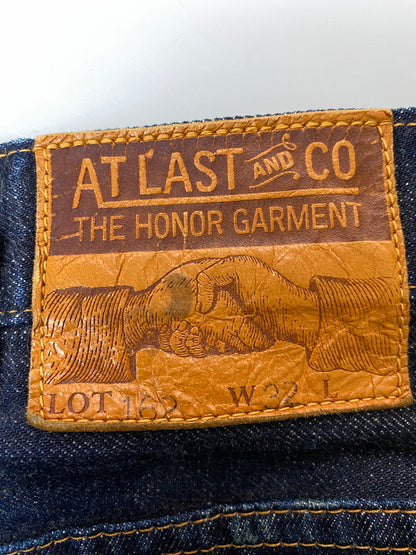 【中古品】【メンズ】 AT LAST & CO. アットラスト DENIM PANTS LOT 162 デニムパンツ ボトムス 156-260731-yn-09-min サイズ：W32 カラー：インディゴ 万代Net店