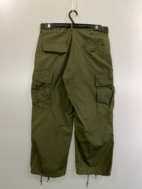 【中古品】【メンズ】 U.S.ARMY アメリカ陸軍 60's JUNGLE FATIGUE PANTS DSA100-68-C-2358 60年代 ジャングルファティーグパンツ ボトムス 157-260731-yn-10-min サイズ：LONG SMALL カラー：オリーブグリーン 万代Net店