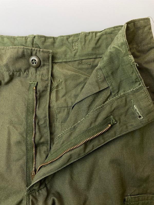 【中古品】【メンズ】 U.S.ARMY アメリカ陸軍 60's JUNGLE FATIGUE PANTS DSA100-68-C-2358 60年代 ジャングルファティーグパンツ ボトムス 157-260731-yn-10-min サイズ：LONG SMALL カラー：オリーブグリーン 万代Net店