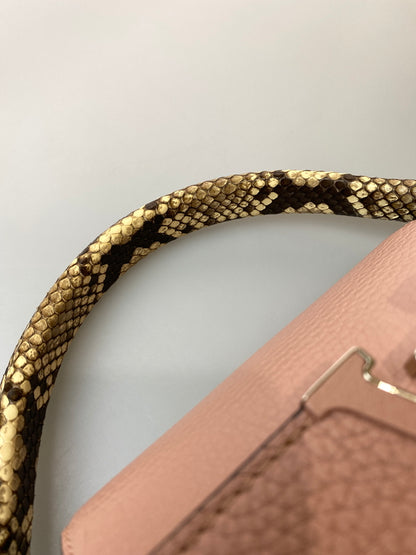 【中古品】【レディース】 LOUIS VUITTON ルイ・ヴィトン N92802 カプシーヌ MM ハンドバッグ カバン 179-260729-AS-49-min カラー：ピンクベージュ 万代Net店