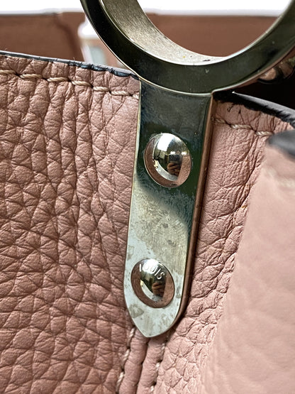 【中古品】【レディース】 LOUIS VUITTON ルイ・ヴィトン N92802 カプシーヌ MM ハンドバッグ カバン 179-260729-AS-49-min カラー：ピンクベージュ 万代Net店