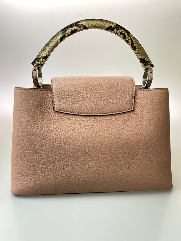 【中古品】【レディース】 LOUIS VUITTON ルイ・ヴィトン N92802 カプシーヌ MM ハンドバッグ カバン 179-260729-AS-49-min カラー：ピンクベージュ 万代Net店