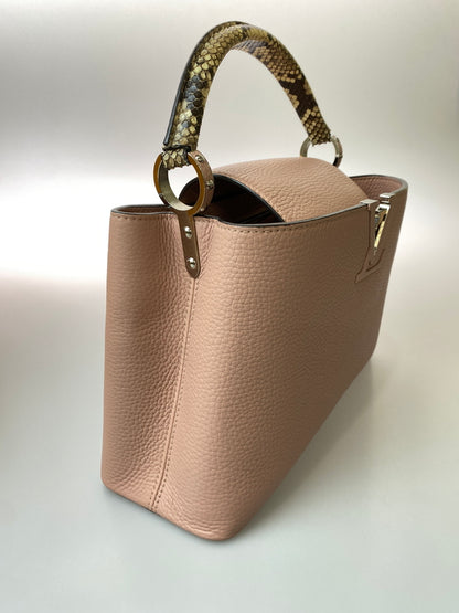【中古品】【レディース】 LOUIS VUITTON ルイ・ヴィトン N92802 カプシーヌ MM ハンドバッグ カバン 179-260729-AS-49-min カラー：ピンクベージュ 万代Net店